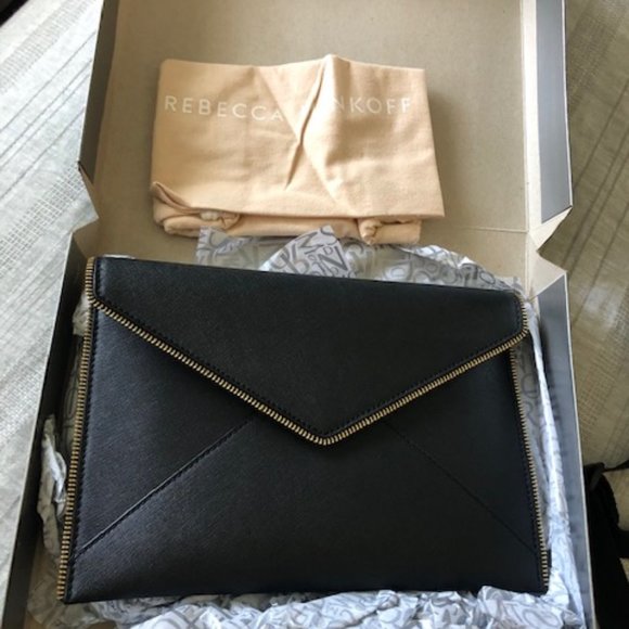 Rebecca Minkoff Handbags - NEW! Black Clutch by Rebecca Minkoff